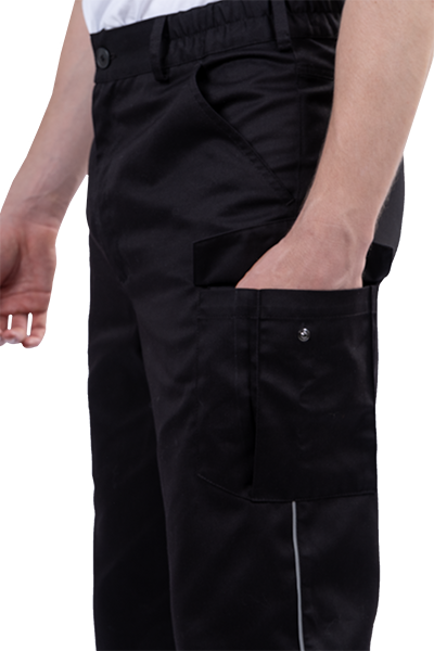 Костюм ФОРПОСТ летний, черный (куртка, брюки)