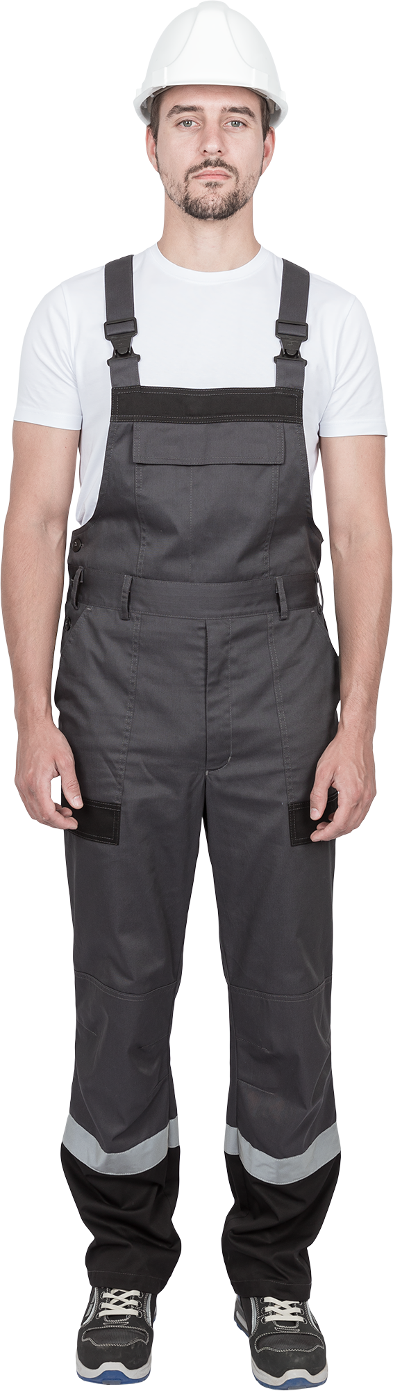 Костюм ГРАНИТ НЕО летний, серый-черный (Куртка+полукомбинезон) Импорт