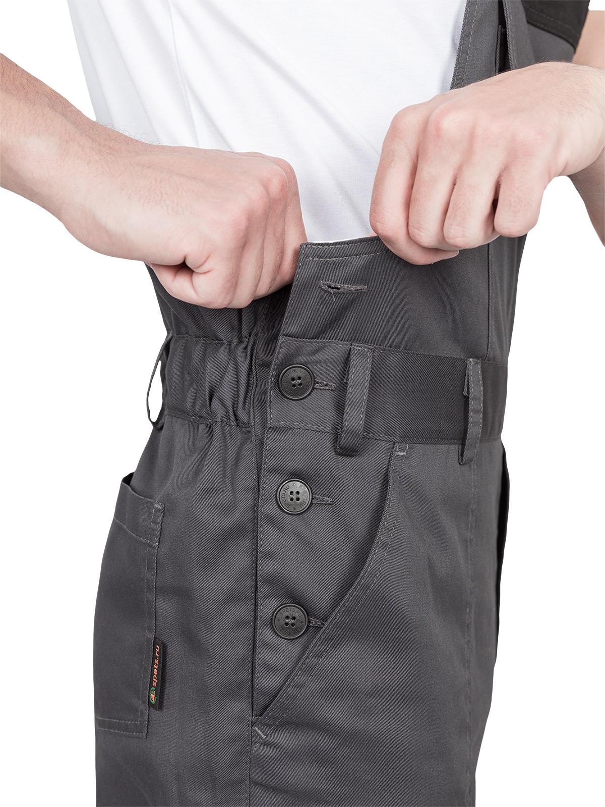 Костюм ГРАНИТ НЕО летний, серый-черный (Куртка+полукомбинезон) Импорт