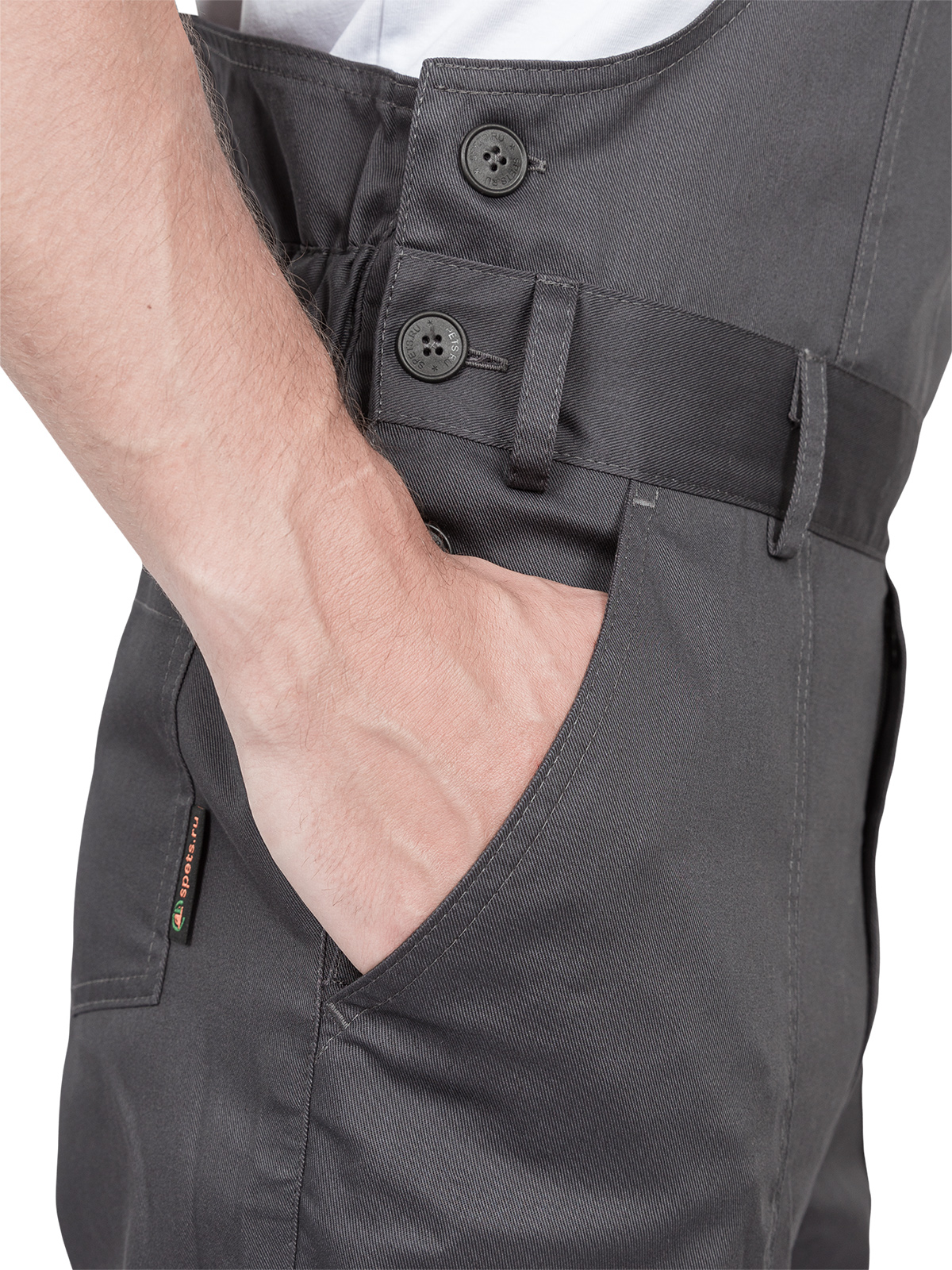 Костюм ГРАНИТ НЕО летний, серый-черный (Куртка+полукомбинезон) Импорт