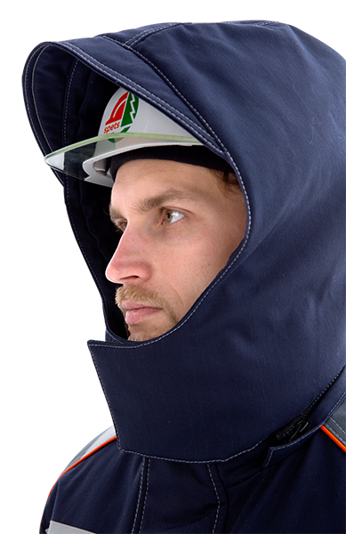 Костюм МЕГАСТАТОЙЛ зимний, т/синий-серый-оранж