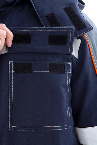 Костюм МЕГАСТАТОЙЛ зимний, т/синий-серый-оранж