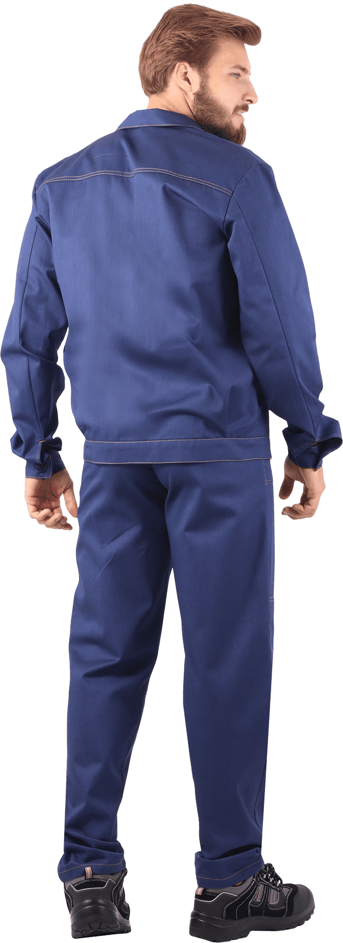 Костюм МУРАВЕЙ летний, т/синий, 100% х/б (Куртка+брюки)