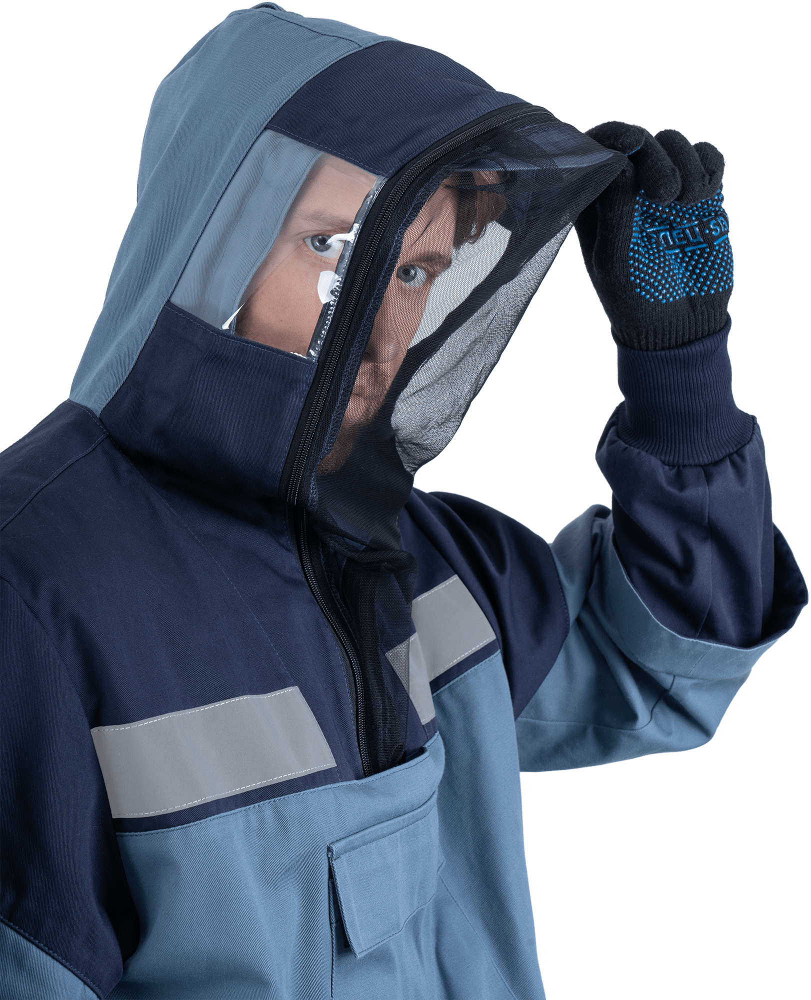 Костюм противоэнцефалитный БИОСЕЙФ ПРОТЕКТ, серый-синий