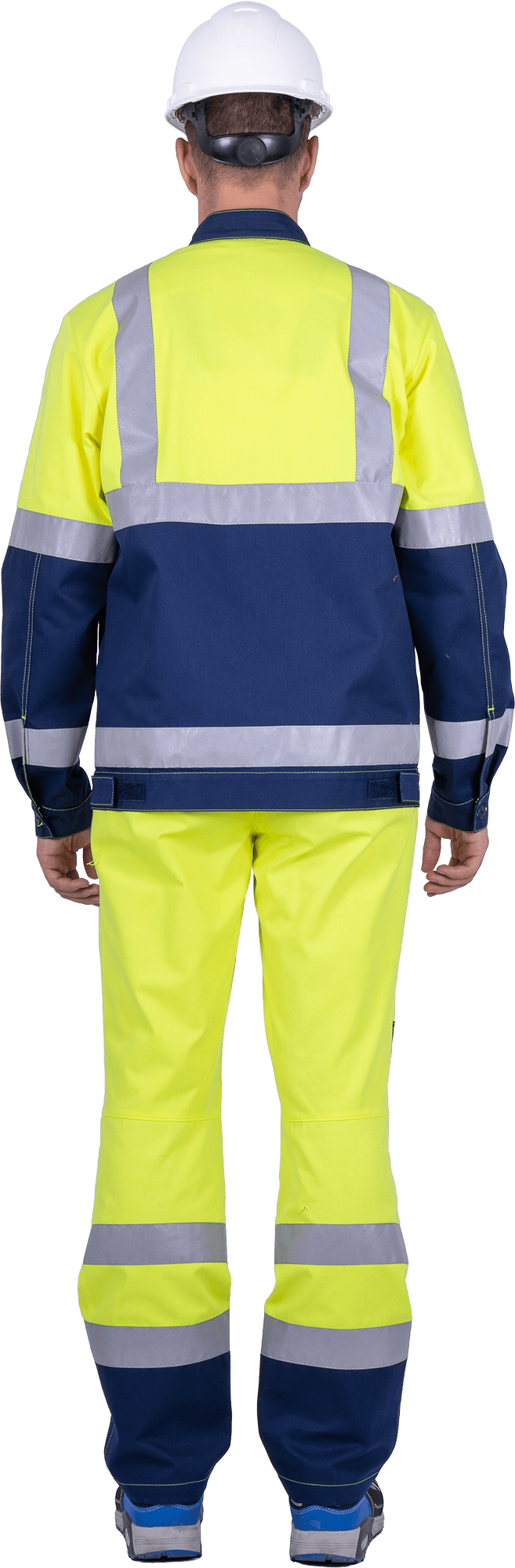 Костюм РЕФЛЕКТ-1, Со - 3-ий класс защиты, флуоресцентный желтый-синий