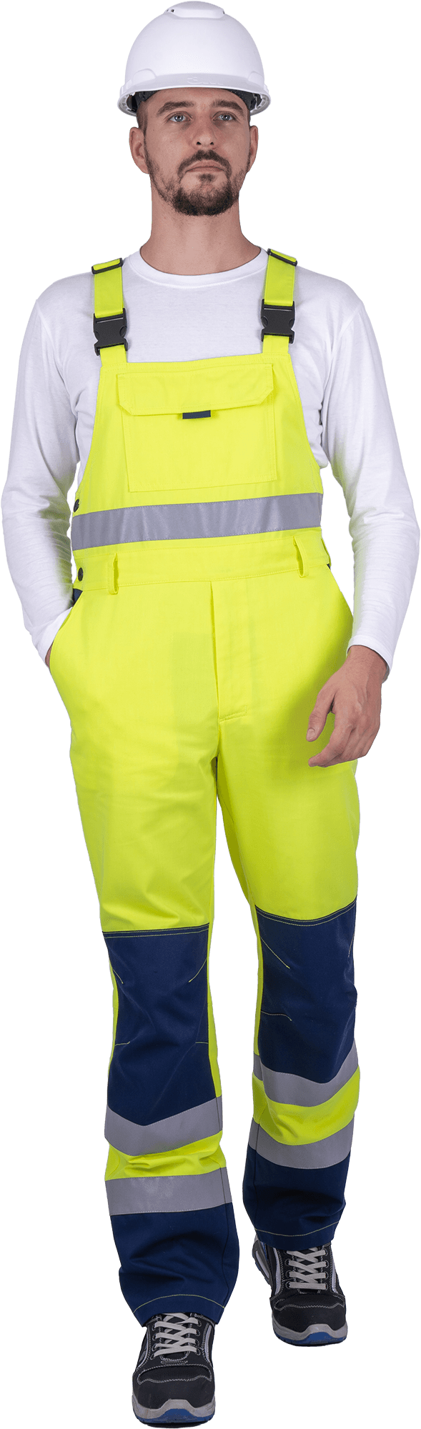 Костюм РЕФЛЕКТ-1, Со - 3-ий класс защиты, флуоресцентный желтый-синий