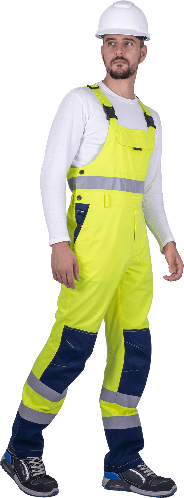 Костюм РЕФЛЕКТ-1, Со - 3-ий класс защиты, флуоресцентный желтый-синий