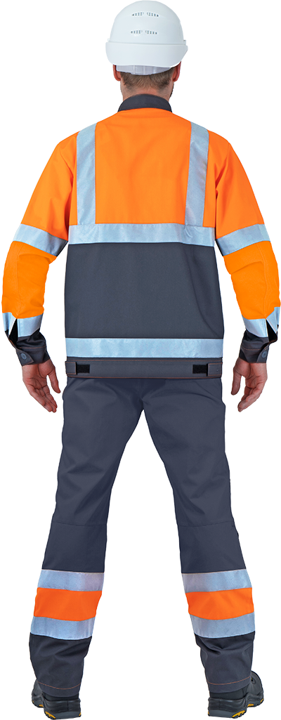 Костюм РЕФЛЕКТ-2, 3-й класс защиты, флуоресцентный оранжевый-серый