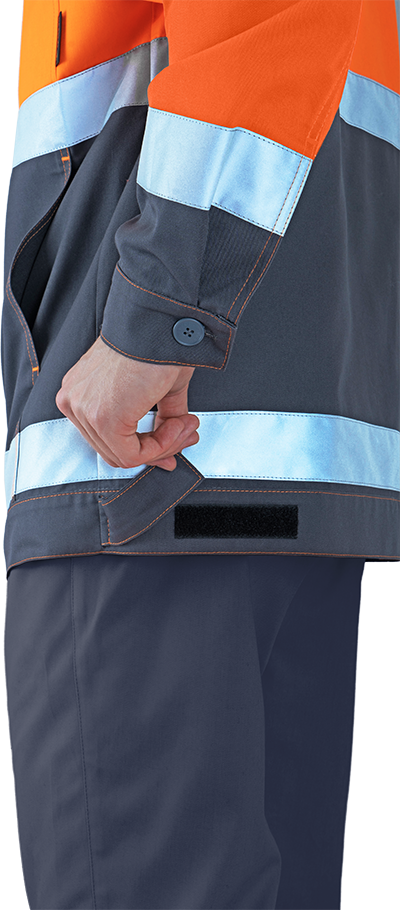Костюм РЕФЛЕКТ-2, 3-й класс защиты, флуоресцентный оранжевый-серый