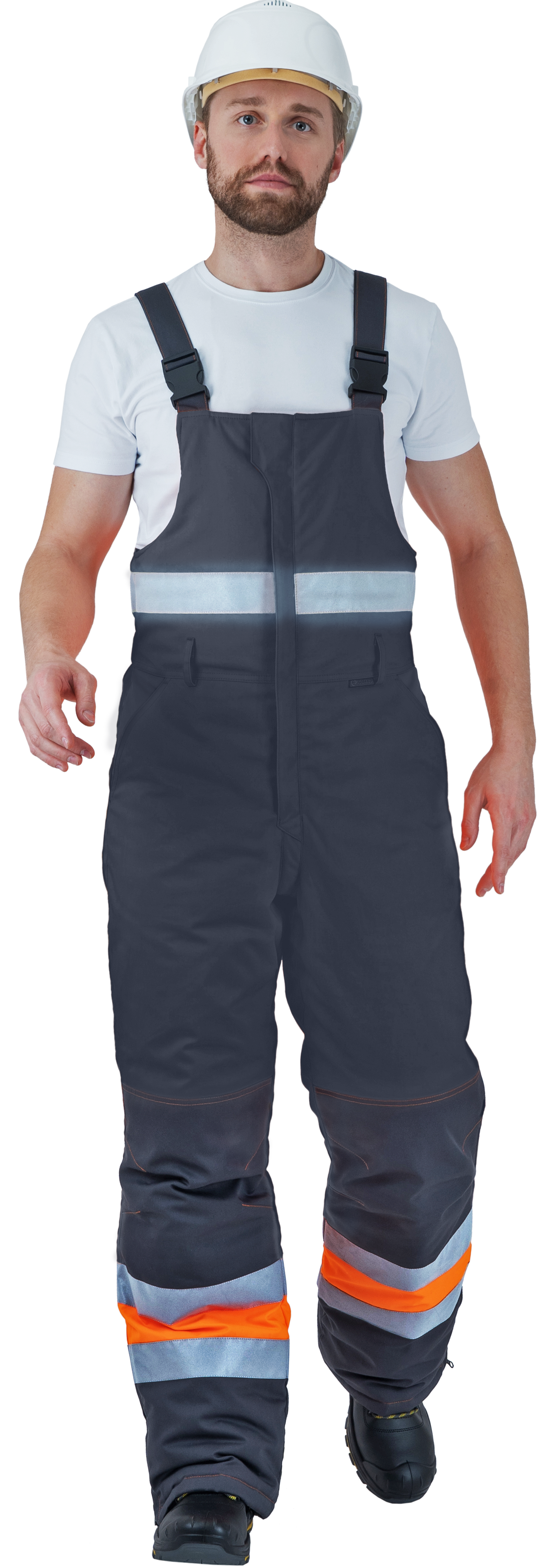 Костюм РЕФЛЕКТ-2 зимний, Со - 3-й класс защиты, Тн - 4-й класс защ, флуоресцентный оранжевый-серый