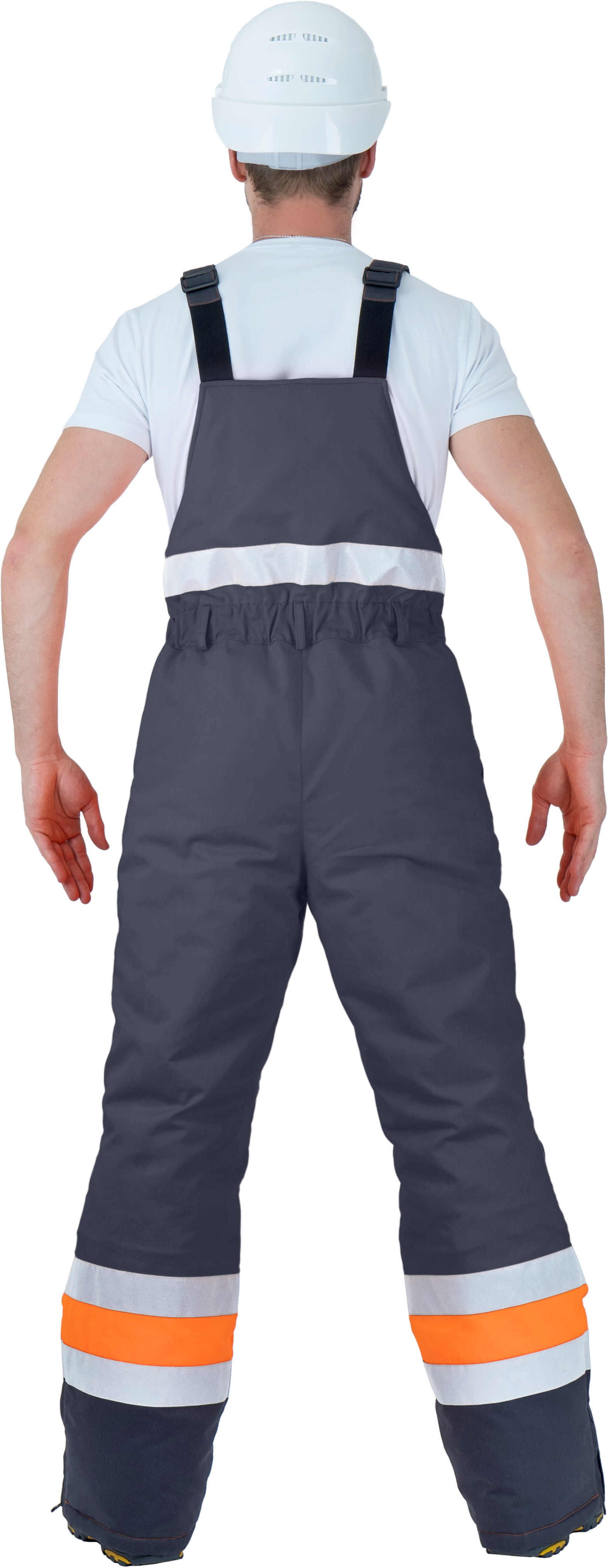 Костюм РЕФЛЕКТ-2 зимний, Со - 3-й класс защиты, Тн - 4-й класс защ, флуоресцентный оранжевый-серый