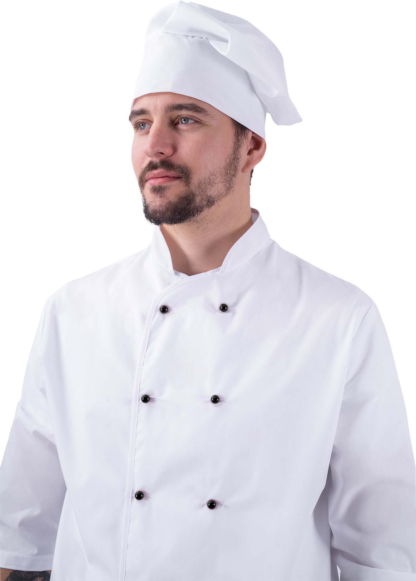 Костюм ШЕФ-ПОВАР, белый-черный