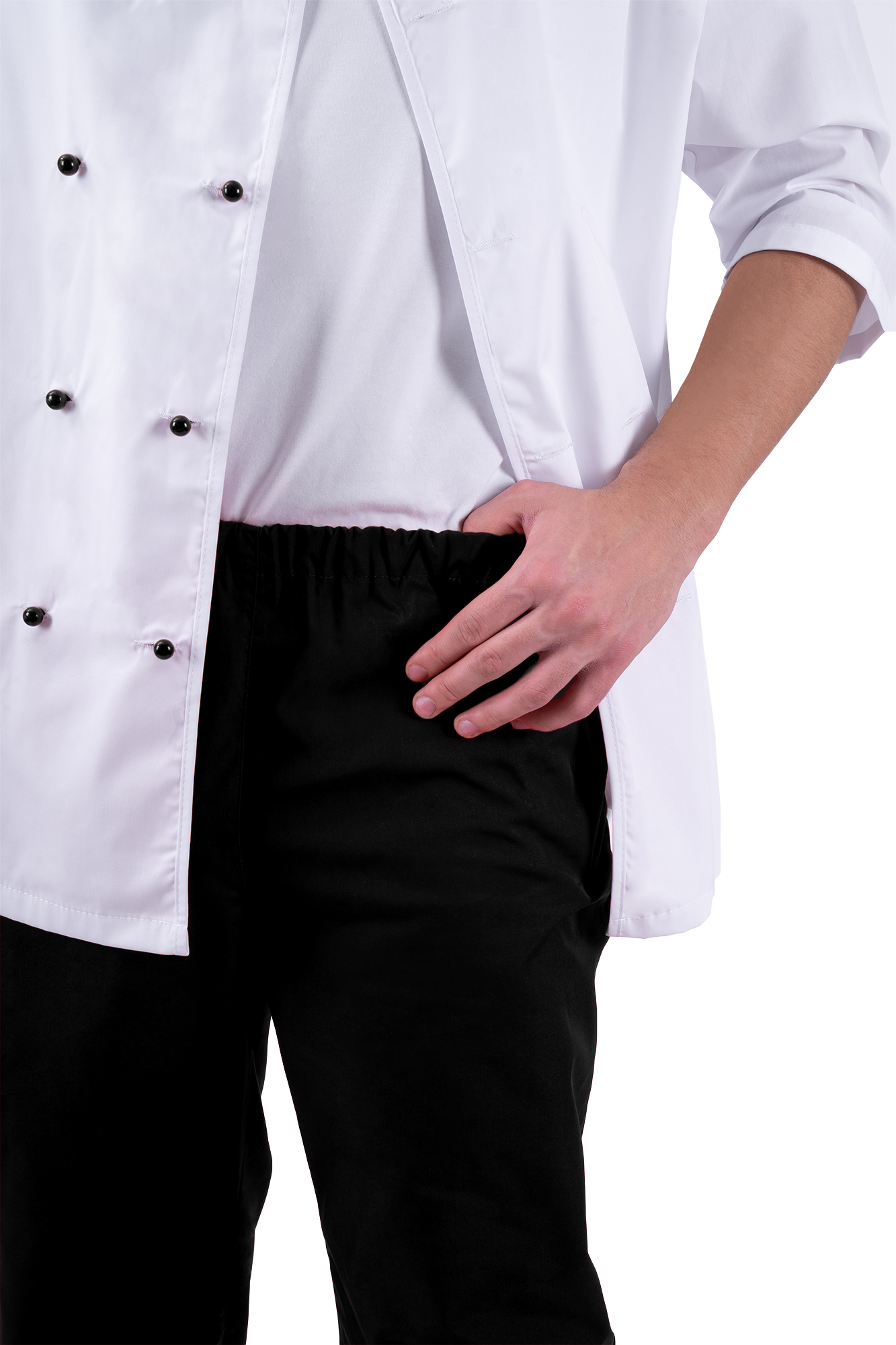 Костюм ШЕФ-ПОВАР, белый-черный