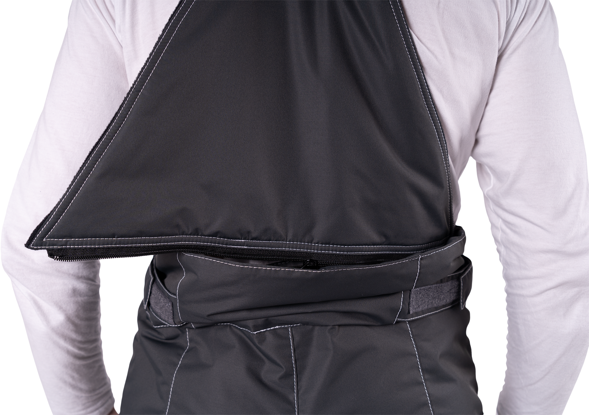 Костюм СТАРАТЕЛЬ зимний, серый-красный Импорт