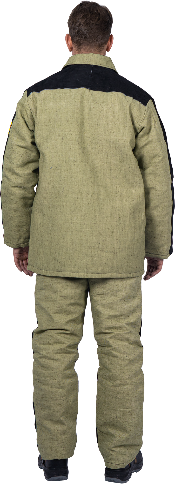 Костюм сварщика комбинированный спилок/брезент утепленный, 2.6