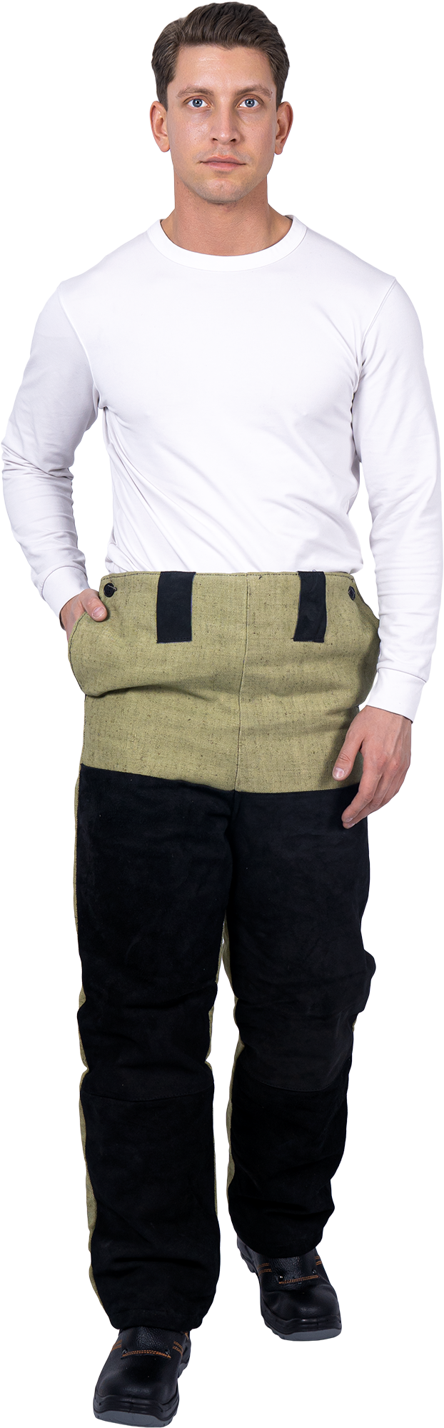 Костюм сварщика комбинированный спилок/брезент утепленный, 2.6