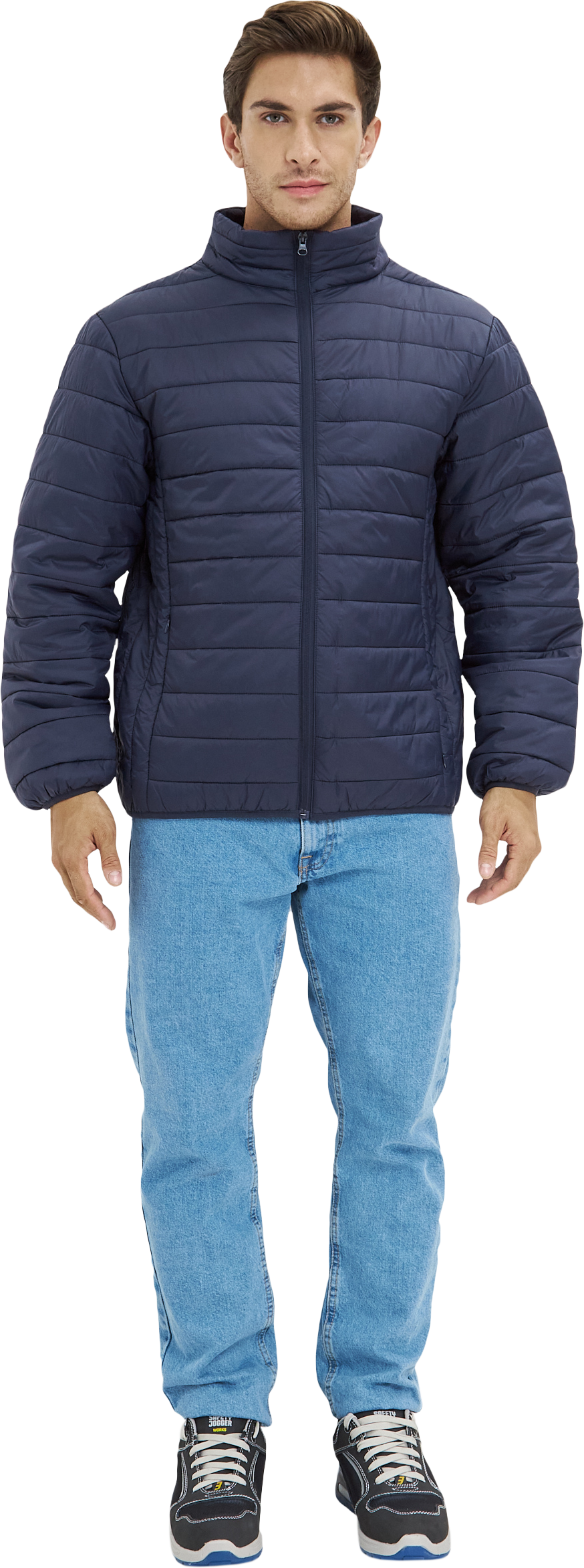 Куртка ДЕМИ стеганая, т/синий