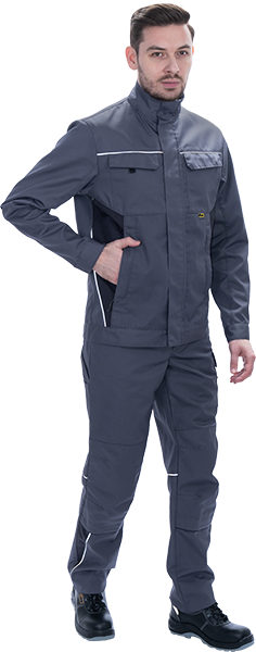 Куртка GT летняя, серый-т.серый