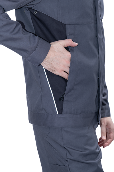 Куртка GT летняя, серый-т.серый