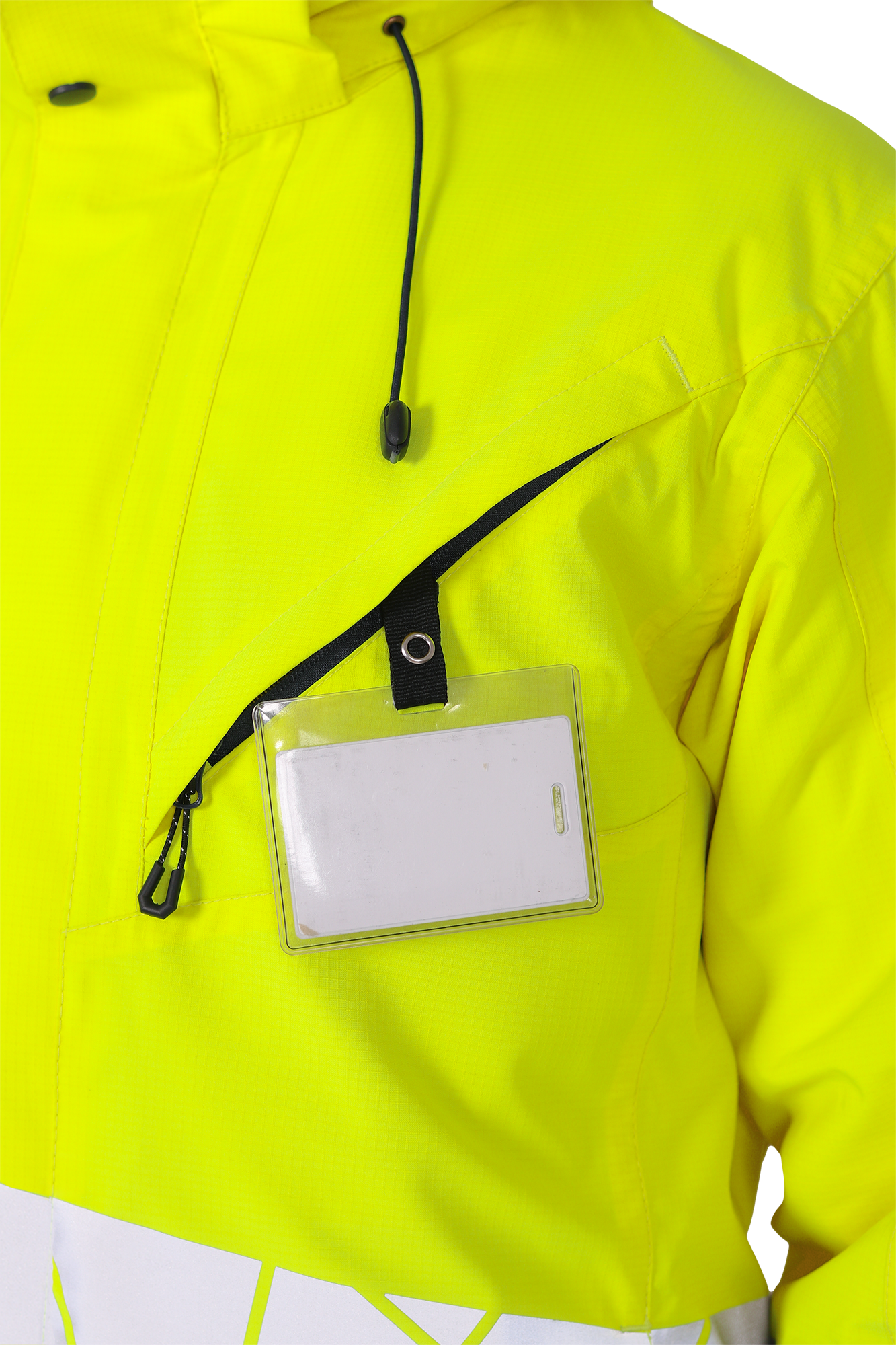 Куртка мужская утепленная ACTIVE, флуоресцентный желтый-синий